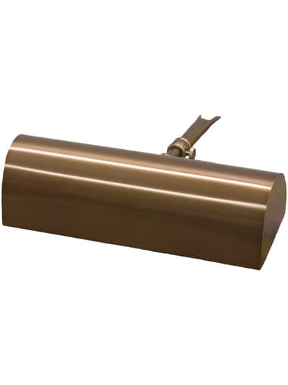 Traditional 8 inch Picture Light - Title 20 Compliant in Statuary Bronze.
